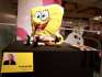 Peluche Bob l'Eponge d�dicac�e par Franck Dubosc : "En attendant Patrick..."