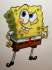 Gros plan sur un dessin de Bob l'�ponge