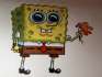 Gros plan sur un dessin de Bob l'�ponge