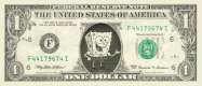 Billet de 1 dollar à l'effigie de Bob l'Éponge