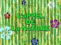 Nature pants  -  L'appel de la nature