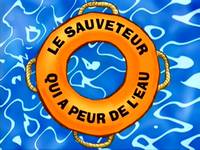 Spongeguard on duty  -  Le sauveteur qui a peur de l'eau