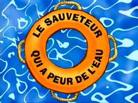 Spongeguard on duty  -  Le sauveteur qui a peur de l'eau