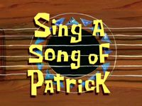 Sing a song of Patrick  -  Le poème de Patrick