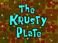 The Krusty plate  -  La tâche, tâche, tâche